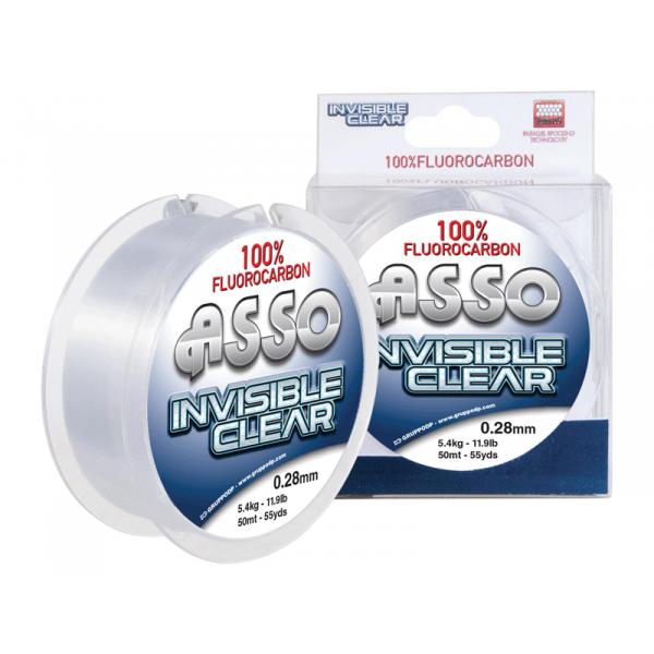ASSO Invisible clear fluorcarbon 0,30mm 50m