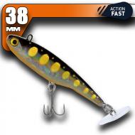 Fiiish Power Tail - Black Gold - Fast Action 38mm/6,4g